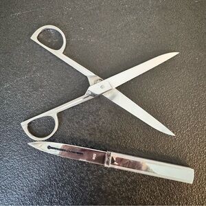 Vintage circa 1960s Premana, Italy Made Sewing Shears Falconia Mark! RARE!